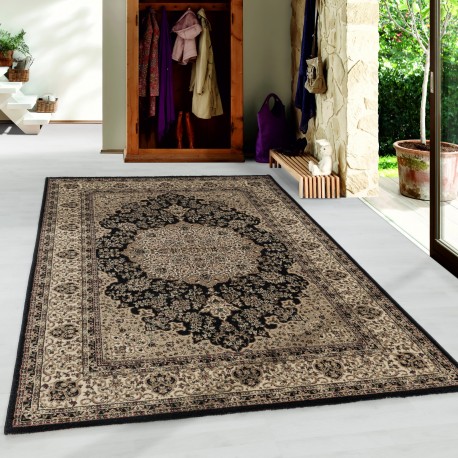 Kashmir Orientalsk tæppe Orientalisk - Sort