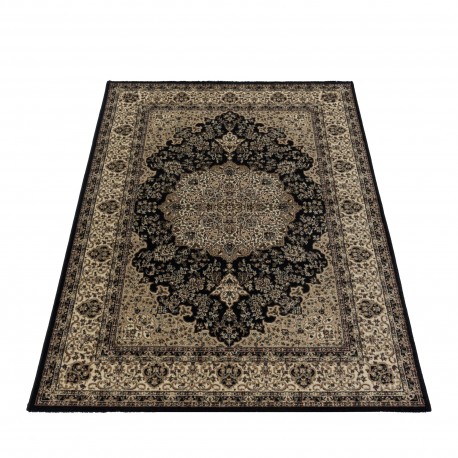 Kashmir Orientalsk tæppe Orientalisk - Sort