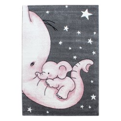 Kids Børnetæppe Elefant - Pink