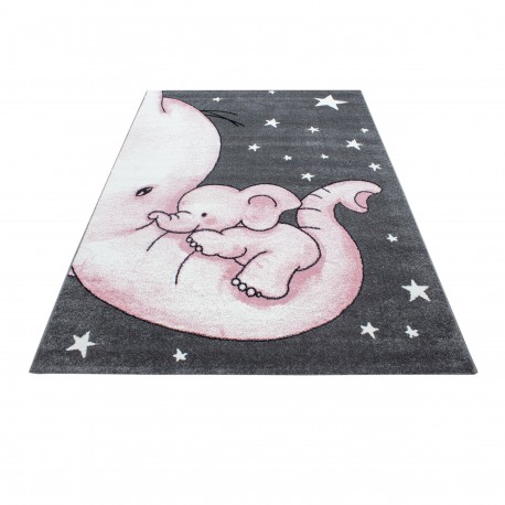 Kids Børnetæppe Elefant - Pink