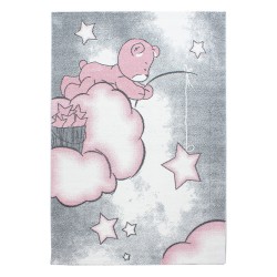 Kids Børnetæppe Bjørn - Pink