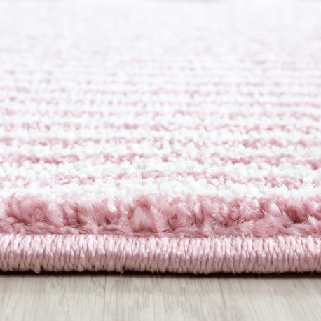 Kids Børnetæppe Hjerte og stjerne - Pink