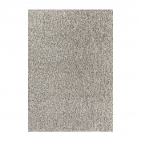 Nizza Kortluvet tæppe Ensfarvet - Beige