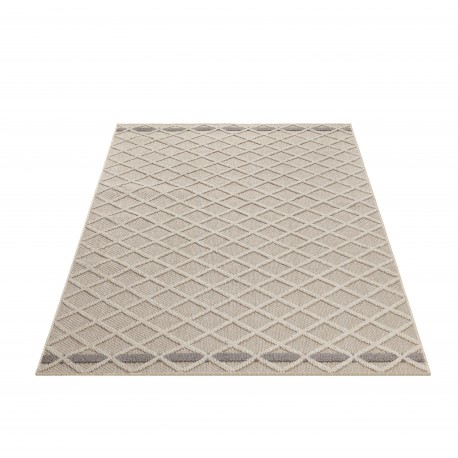 Patara Udendørs tæppe Rhombus - Beige