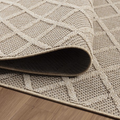 Patara Udendørs tæppe Rhombus - Beige