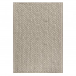 Patara Udendørs Tæppeløber Rhombus - Beige