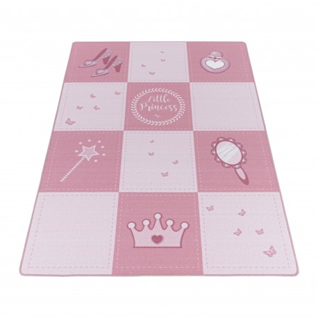 Play Børnetæppe Prinsesse - Pink