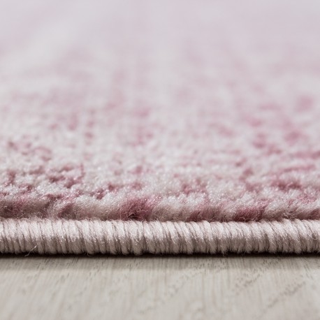Plus Kortluvet tæppe Ensfarvet - Pink
