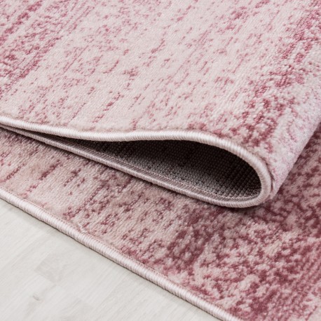 Plus Kortluvet tæppe Ensfarvet - Pink