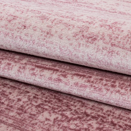 Plus Kortluvet tæppe Ensfarvet - Pink