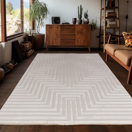 Sahara Indendørs Tæppeløber 3D - Beige
