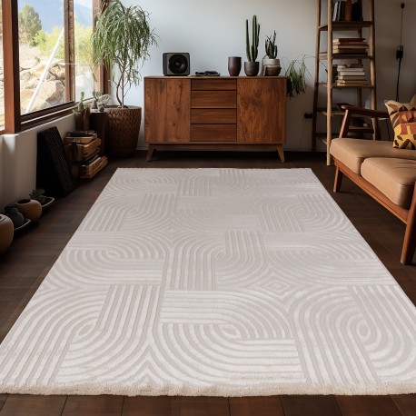 Sahara Indendørs Tæppeløber 3D - Beige