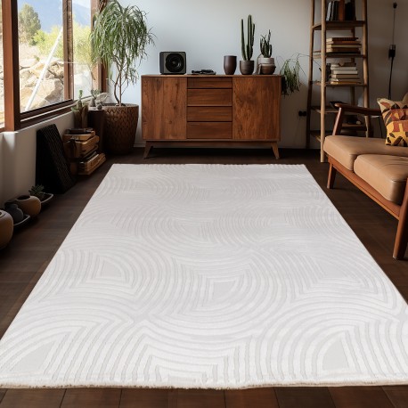 Sahara Indendørs Tæppeløber 3D - Creme
