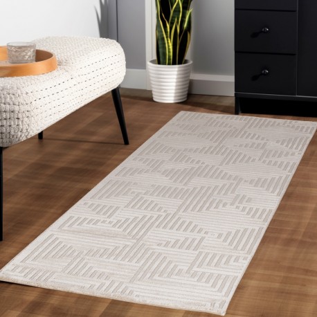 Sahara Indendørs Tæppeløber 3D - Beige