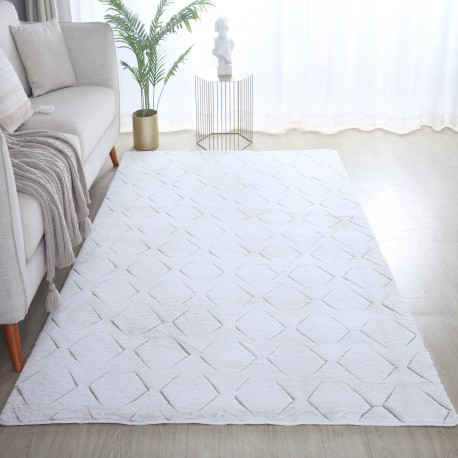 Vision Kortluvet tæppe Skandinavisk - Beige