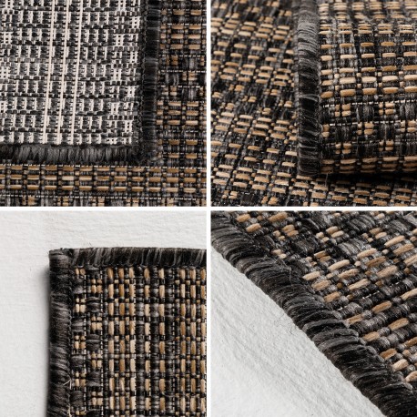 Zagora Udendørs Tæppeløber Vintage - Sort