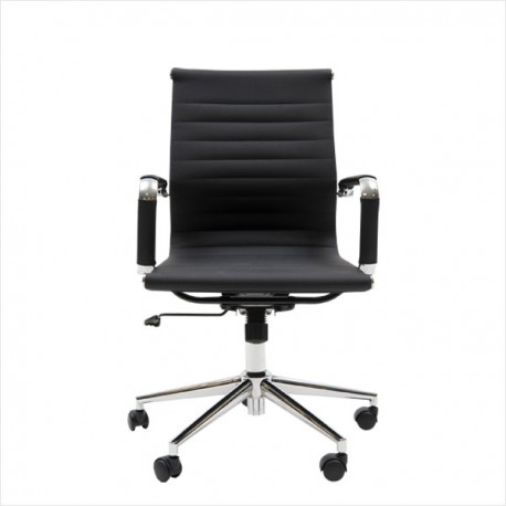Executive Kontorstol med Lav ryg – Sort