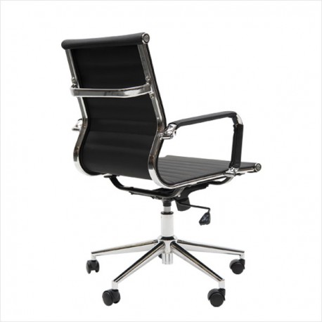 Executive Kontorstol med Lav ryg – Sort