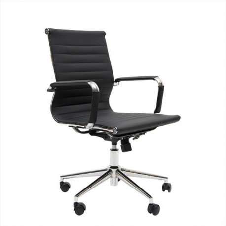 Executive Kontorstol med Lav ryg – Sort