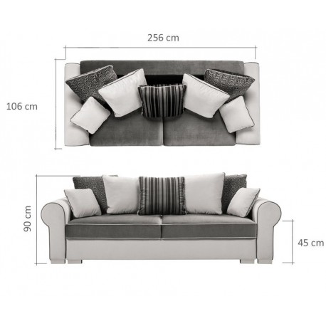 Deluxe 3 pers. Sovesofa