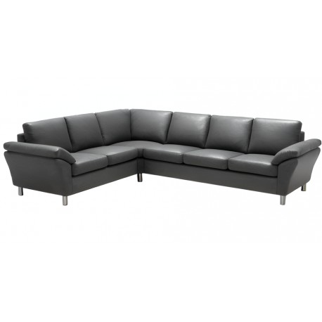 Roskilde læderhjørnesofa