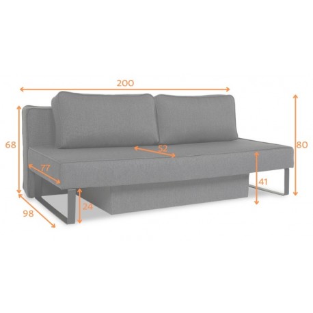 JUVENTUS SOVESOFA 200 cm - INARI 96