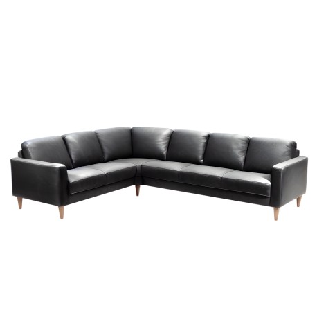 Hvidovre LæderHjørnesofa