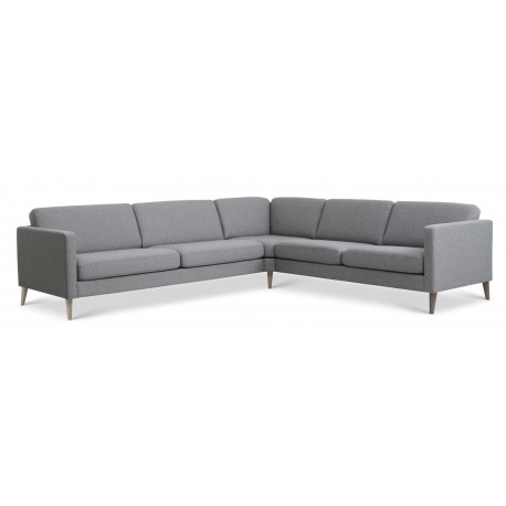 Ask hjørnesofa 300x269 cm lysegrå