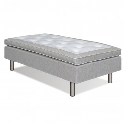 Samsø Boxseng 80 x 200 cm med Latex Topmadras