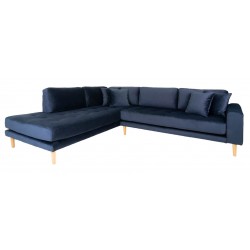 Andersen mørkeblå velour