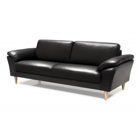Kolding 3 pers lædersofa