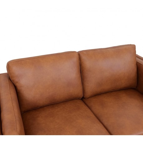 Valencia 2 pers. sofa læder cognac