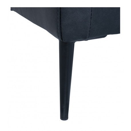 Valencia 3 pers. sofa læder Sort