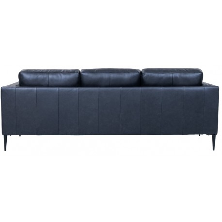Valencia 3 pers. sofa læder Sort