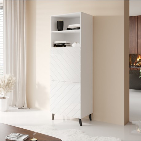 CABINET 60 ABETO mat Hvid/ blank Hvid