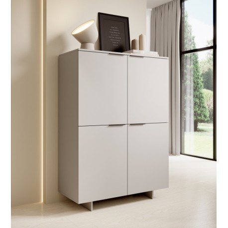 Kommode ALMA KOM 4D sand Beige (cashmire)