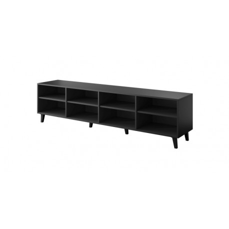 ASTI TV bord 200cm - Sort/mat