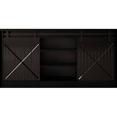 GRANERO kommode mat Sort/ blank Sort