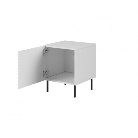 HOLE sengebord Hvid mat/Hvid mat