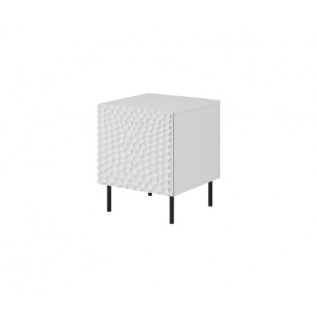 HOLE sengebord Hvid mat/Hvid mat