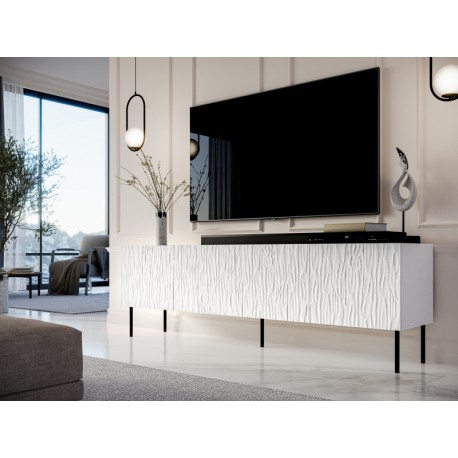 JUNGLE TV bord Hvid mat/Hvid mat
