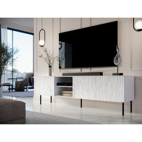 JUNGLE TV bord Hvid mat/Hvid mat