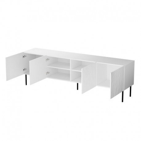 JUNGLE TV bord Hvid mat/Hvid mat