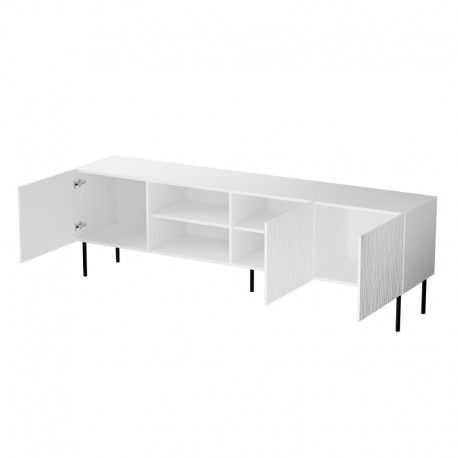 JUNGLE TV bord Hvid mat/Hvid mat