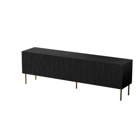 JUNGLE TV bord 190cm - Sort mat
