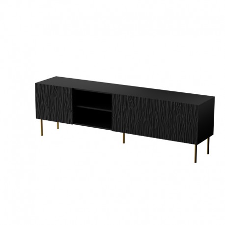 JUNGLE TV bord 190cm - Sort mat
