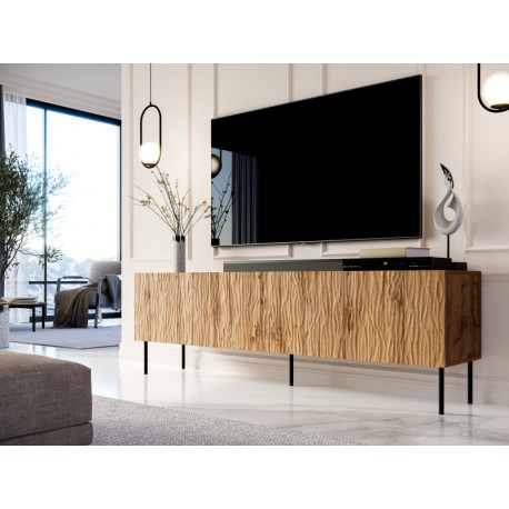 JUNGLE TV bord wotan eg mat/Sort mat