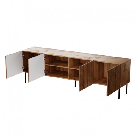JUNGLE TV bord wotan eg mat/Sort mat