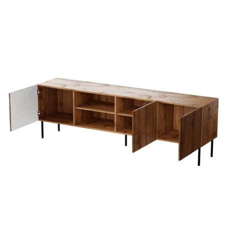 JUNGLE TV bord wotan eg mat/Sort mat