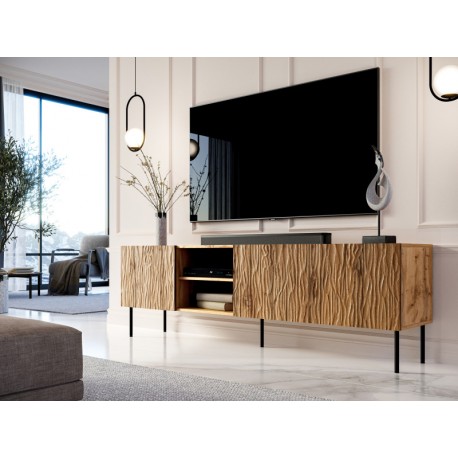 JUNGLE TV bord wotan eg mat/Sort mat